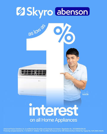 1% Interest on All Home Appliances